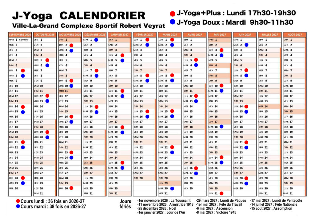 calendrier VLG